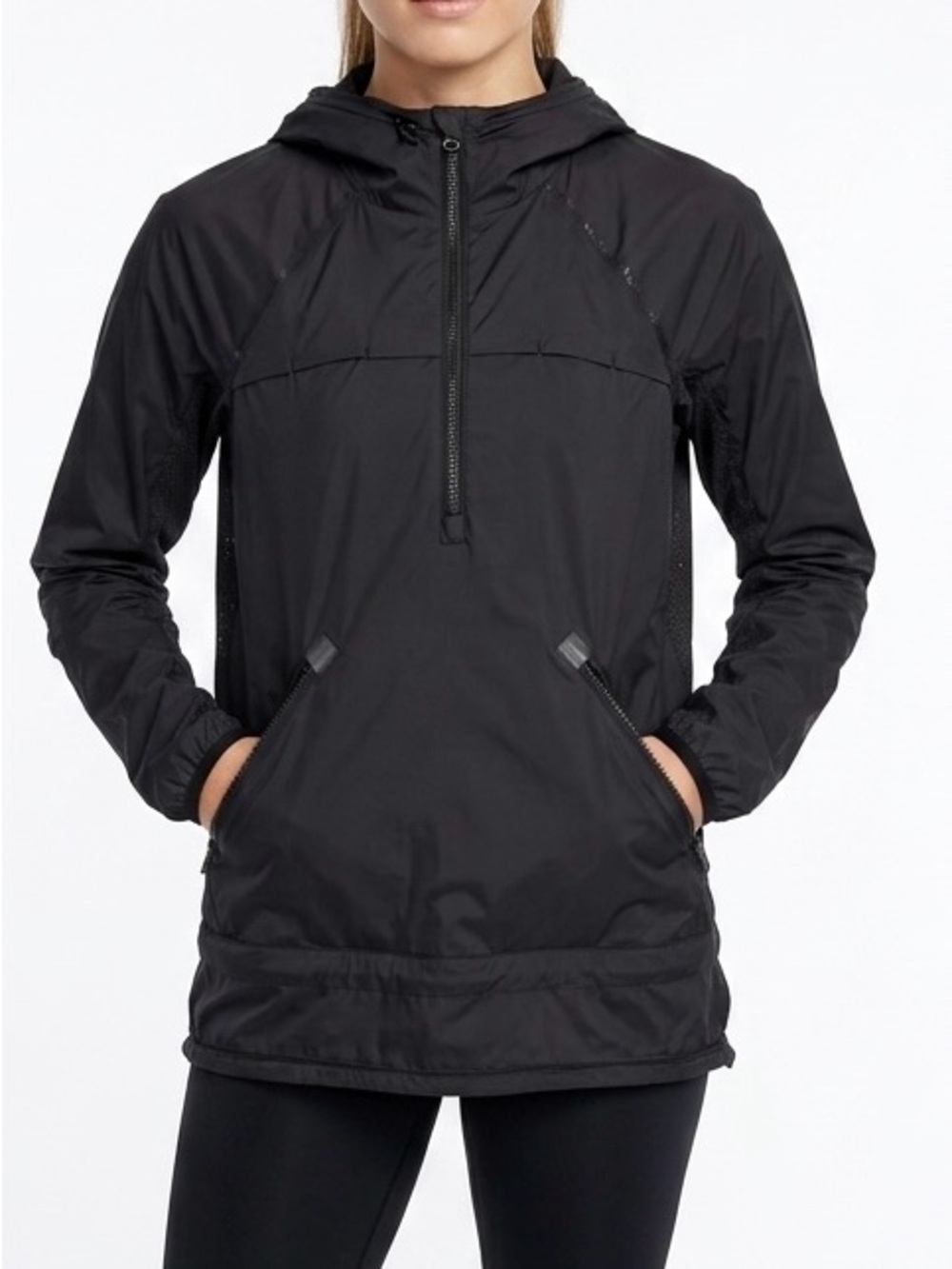 Lululemon Miss Misty Pullover Packable Half Zip Rain Jacket Windbreaker Black 4